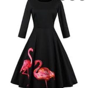 Sucrefas Flamingo Dress US14